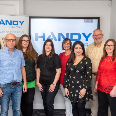 The Handy team at the NBF Show