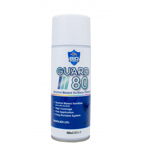 GUARD 80 SURFACE CLEANER SPRAY 400ml CAN