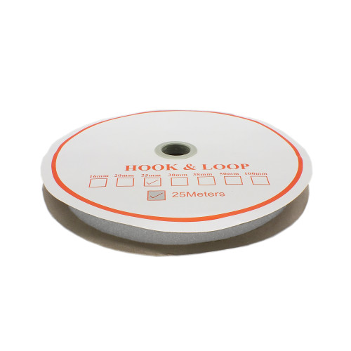 25mm LIGHT GREY 4148 LOOP - BOX of 1000M