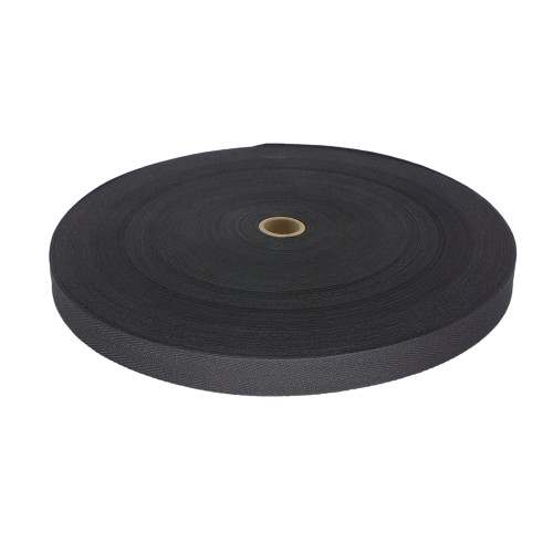 20mm COTTON TWILL TAPE (3622) 4109 BLACK (100m) - PACK of 1000M