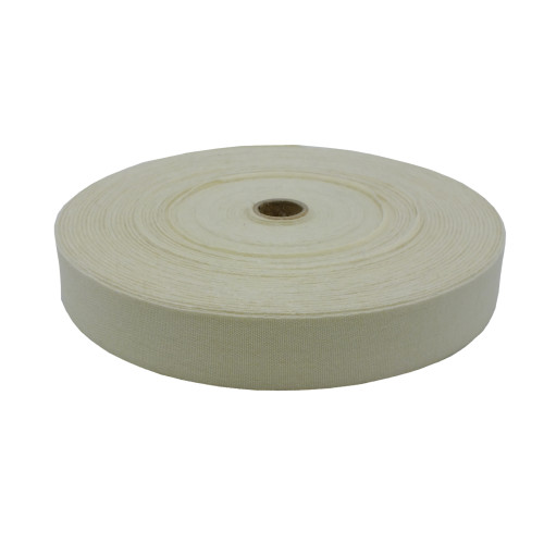 #40mm100% WOOL TAPE EDGE NATURAL - PACK of 500M