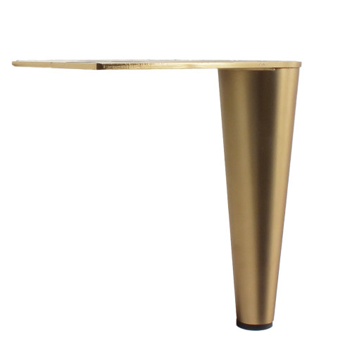 #L16 CORNER BRUSHED BRASS LEG - M8 BOLTS/WASHER - BOX of 2