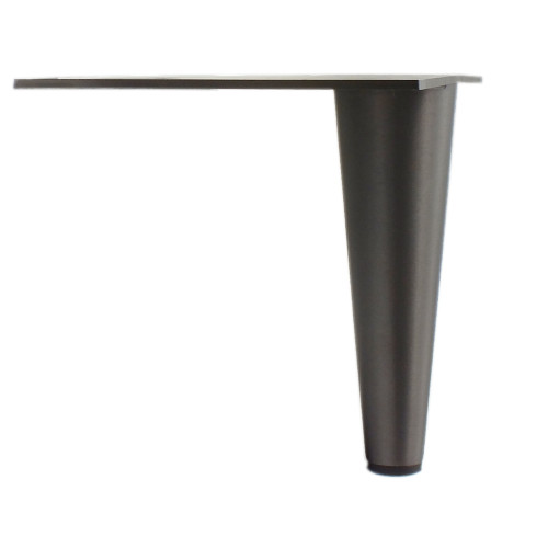 #L16 CENTRE BRUSHED GUN METAL LEG - M8 BOLTS/WASHER - BOX of 2