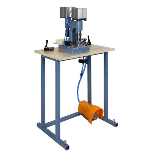 #RM4 PNEUMATIC SLIDING BUTTON COVERING MACHINE INC.TABLE - EACH