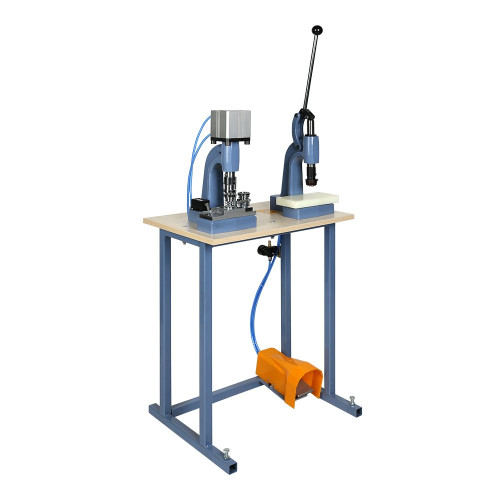 #RM4 PNEUMATIC SET BUTTON COVERING/CUTTING MACHINE INC. TABLE - EACH