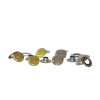 #AS40 VENT S.BRASS GRILL/ZP EYELET - BAG of 1000