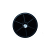 150mm BLACK PLASTIC LEG/GLIDE (M8) - BOX of 96