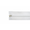 No:5 83cm WHITE SPIRAL CLOSED END ZIP/SPRINGLOCK SLIDER - BOX of 250