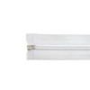 No:5 163cm WHITE SPIRAL CLOSED END ZIP/SPRINGLOCK SLIDER - BOX of 250