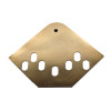 #L16 CORNER BRUSHED BRASS LEG - M8 BOLTS/WASHER - BOX of 2