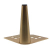 #L16 CORNER BRUSHED BRASS LEG - M8 BOLTS/WASHER - BOX of 2
