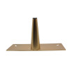 #L16 CENTRE BRUSHED BRASS LEG - M8 BOLTS/WASHER - BOX of 2